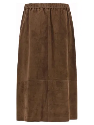 Max Mara Smmgazza Skirt - Brown