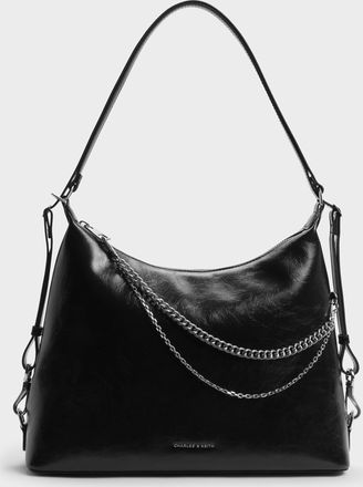 Charles & Keith Atwood Chain Hobo Bag