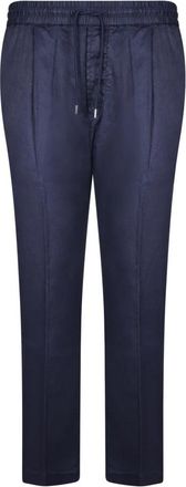 Jacob Cohen Slim-fit Pantalon - Heren - Slim Fit Broeken - Blauw - M - Katoen - Broeken