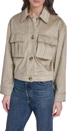 Levi's Faux Suede Jacket in Beige Faux Suede at Nordstrom, Size X-Large