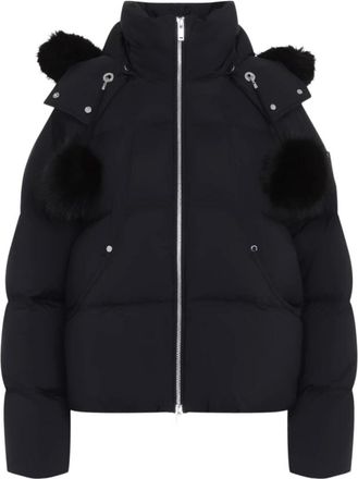 Moose Knuckles Everest Bomber Jacket - Jackets - Mujer - Negro - XS