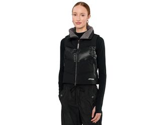 Spyder Eastwood Down Vest Womens Clothing Black1 : MD, Nylon/Polyester