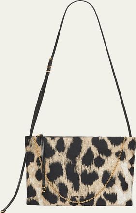 Givenchy Voyou Animal-Print Pochette Shoulder Bag