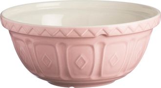 Mason Cash Color Mix Powder Pink Size 12 Mixing Bowl, 4.25 Quart
