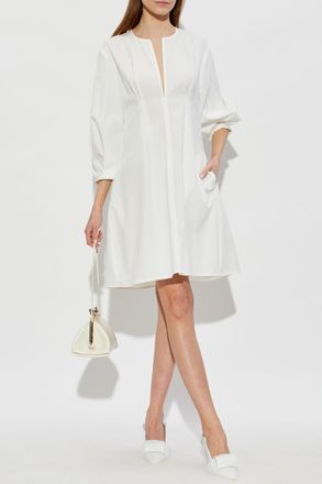 Toteme V-neck Dress, Womens, White