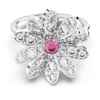 Swarovski Eternal Flower WoMens Ring 5642893 - Silver - Size S