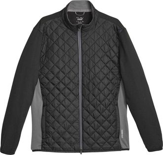 Puma Gevoerde golfjas voor heren in Frost-kleur (Zwart)