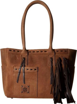 StS Ranchwear Womens Vaquero Wine Bag In Tornado Brown