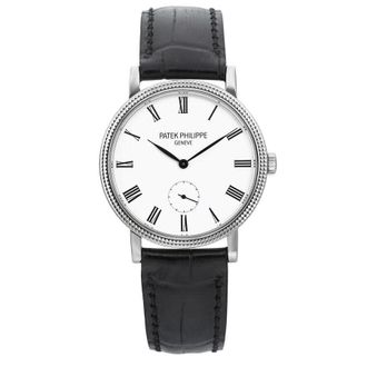 Patek Philippe Pre-owned Patek Philippe Patek Philippe Calatrava Hand Wind White Dial Unisex Watch 7119G-010