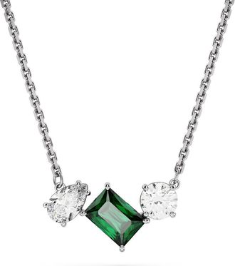 Swarovski Mesmera Crystal Pendant Necklace in Green at Nordstrom