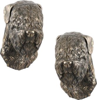 OEM Terrier Negro Ruso: Estatuilla De Perro, Busto Colgante, Decoraci&oacute;n &Uacute;nica Para Un Amante De Los Perros De Art-dog