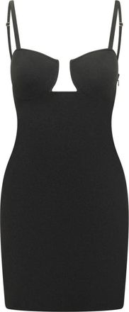 Givenchy Cutaway Mini Jurk - Dames - Feestkleedjes - Zwart - M - Polyester - Kleedjes