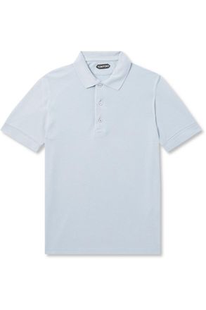Tom Ford Lyocell and Cotton-Blend Piqué Polo Shirt
