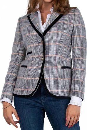 Bariloche Sevilla Wool Slim Fit Blazer In Multicolor
