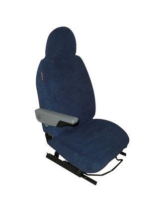 OEM Housses De Si&egrave;ge &Eacute;ponge Coton Extensible Bleues