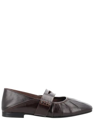 Alohas Bargo Pointed Toe Embossed Flats