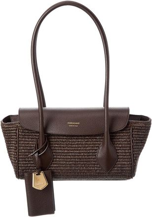 Ferragamo Ferragamo East-West Leather Tote