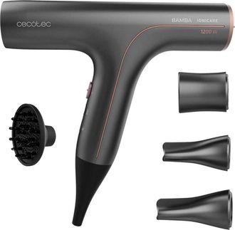 Cecotec Cecotec - Bamba Ionicare 6000 Rockstar Soft Pro Secador 1200 W Negro