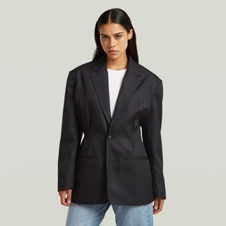G-Star Cinched Blazer - Zwart - Dames