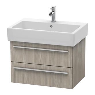 Duravit Duravit X-large Mueble De Pared 6342, 2 Cajones, 650mm Para Vero, Color (frente/cuerpo): Decoraci&oacute;n Pino Plata - Xl634203131