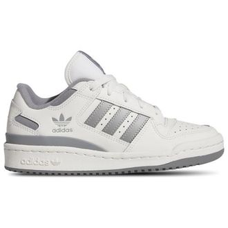 adidas Boys adidas Originals Forum Low - Boys Grade School Basketball Shoes - Grey / Grey / Cloud White Size 3.5