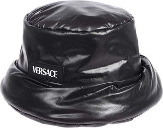 Versace Nylon Padded Model - Dames - Hoeden - Zwart - 59 CM - Nylon - Accessoires