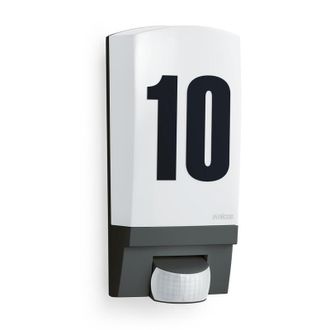 Steinel Luz Con Sensor De Exterior L 1 Negro N&uacute;mero De Casa Steinel