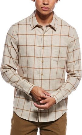 Vince Rookery Plaid French Placket Shirt