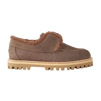 Le Silla Loafers, female, Brown, Size: 10 US Yacht Shearling Loafers