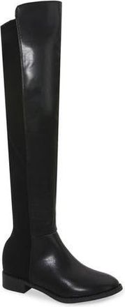 Berness Astrid Over the Knee Boot in Astrid-Black Leather at Nordstrom Rack, Size 8.5