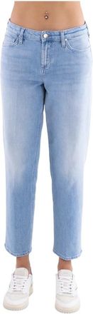 Don the Fuller Manila Jeans - Dames - Cropped Jeans - Blauw - W30 - Katoen - Jeans