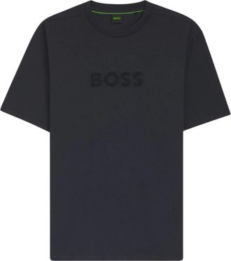 HUGO BOSS TS Terrace Logo T-shirt - Heren - T-shirts - Blauw - XS - Katoen - Tops