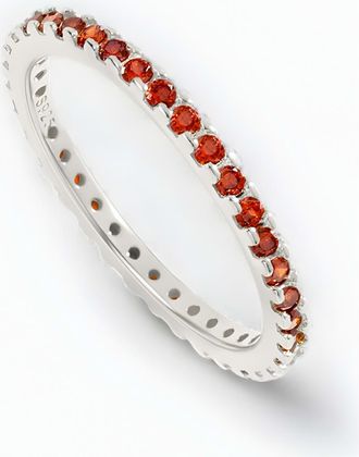 Mint & Lily January Birthstone Eternity Stacking Ring in 925 Sterling Silver at Nordstrom