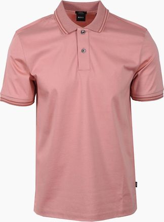 HUGO BOSS Mens Boss Black H PHILLIPSON POLO LIGHT PASTEL PINK - Size: 38