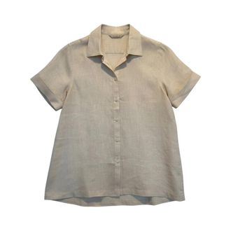 Stenstr&ouml;ms Lorraine Shirt - Dames - Overhemden - Beige - XS - Polyester - Overhemden