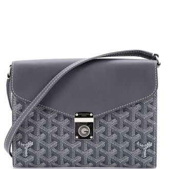 Goyard Chypre Wallet on Strap Coated Canvas with Leather
