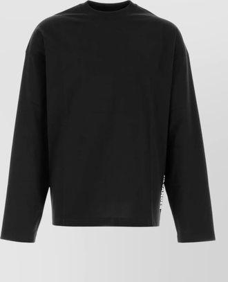 Jil Sander cotton long-sleeve logo t-shirt