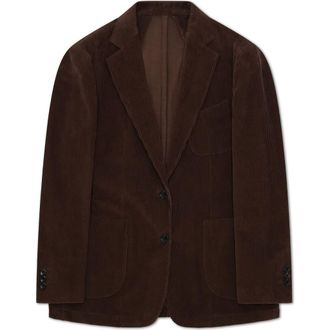 Fortela Classic Velvet Blazer in Brown at Nordstrom, Size 40 Eu