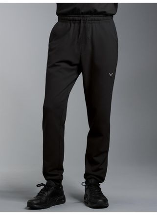 Trigema Sweathose TRIGEMA TRIGEMA Jogginghose aus Biobaumwolle, Herren, Gr. XXL, US-Gr&ouml;ssen, schwarz, 75% Baumwolle (Biobaumwolle kbA), 25% Baumwolle (recycel
