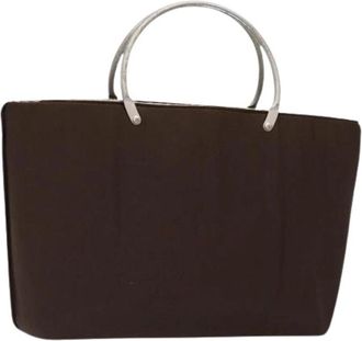 Chanel Pre-owned Nylon handbags - Dames - Vintage Handtas - Bruin - ONE Size - Nylon - Vintage