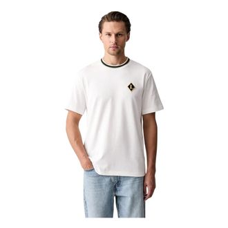 Lacoste Made in France T-shirt - Heren - Tops - Beige - Maat: XL Katoen