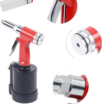 OEM Remachadora Neum&aacute;tica, Dise&ntilde;o Eficiente, Compatibilidad Vers&aacute;til, Rojo