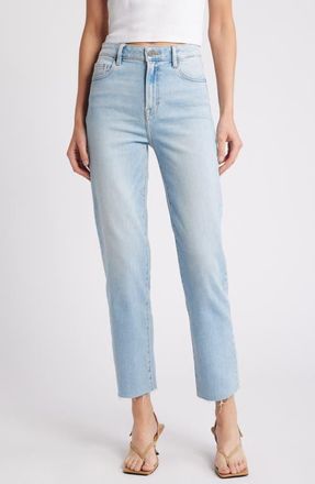 Hidden Jeans Clean Straight Leg Jeans in Light Wash at Nordstrom, Size 24