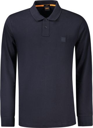 HUGO BOSS Blue Cotton Mens Mens Polo