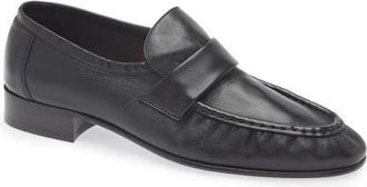 The Row Soft Loafer in Black at Nordstrom, Size 7Us