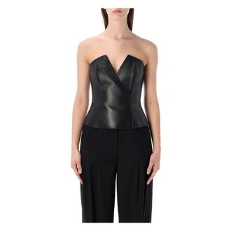 Ralph Lauren Harling Bustier - female - Ralph Lauren - Sleeveless Tops - Black - XS - Tops