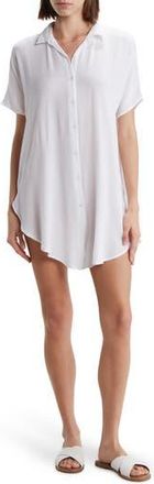 Boho Me Cover-Up Shirtdress in White at Nordstrom Rack, Size X-Small