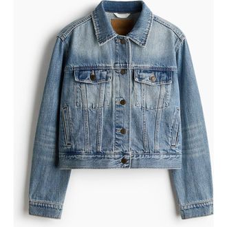 H&M Denim Jacket in Light Denim Blue at Nordstrom, Size Xx-Large