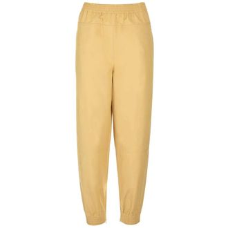 Loewe Elasticated Trousers - female - Loewe - Sweatpants - Yellow - XS - Trousers