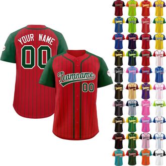 Generic Custom Baseball Jersey Hip Hop Sport Shirt Personalized Team Name Number Logo Baseball Shirts Sports Uniform for Men Women Youth 20